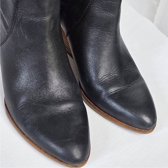 Lucky Brand Wafael Stacked Wedge Booties - Picture 3 of 11